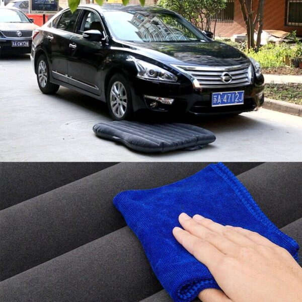 Inflatable Car Back Seat Mattress Portable SUV Travel Camping Soft Rest Air Bed - Image 8